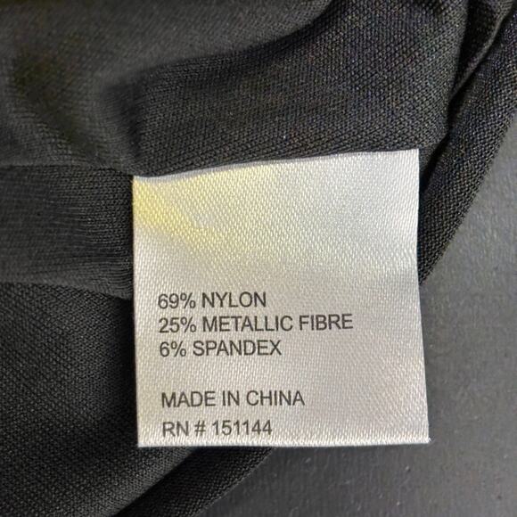 Anthropologie Lea & Viola Little Black Dress Silhouette XS Contour Bold Flirty - Picture 8 of 10